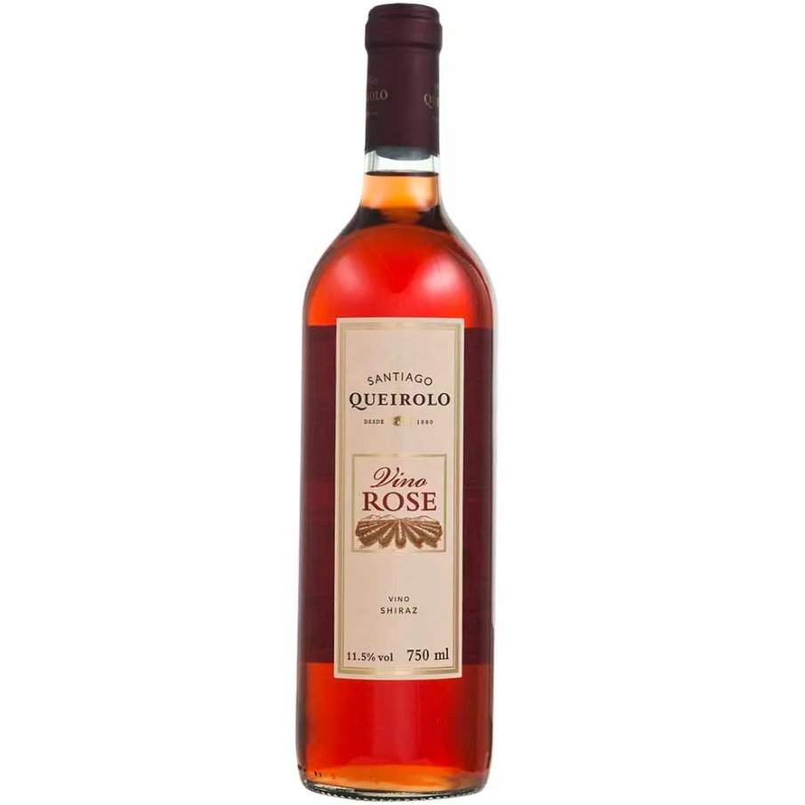 Vino QUEIROLO Semiseco Rosé Botella 750ml